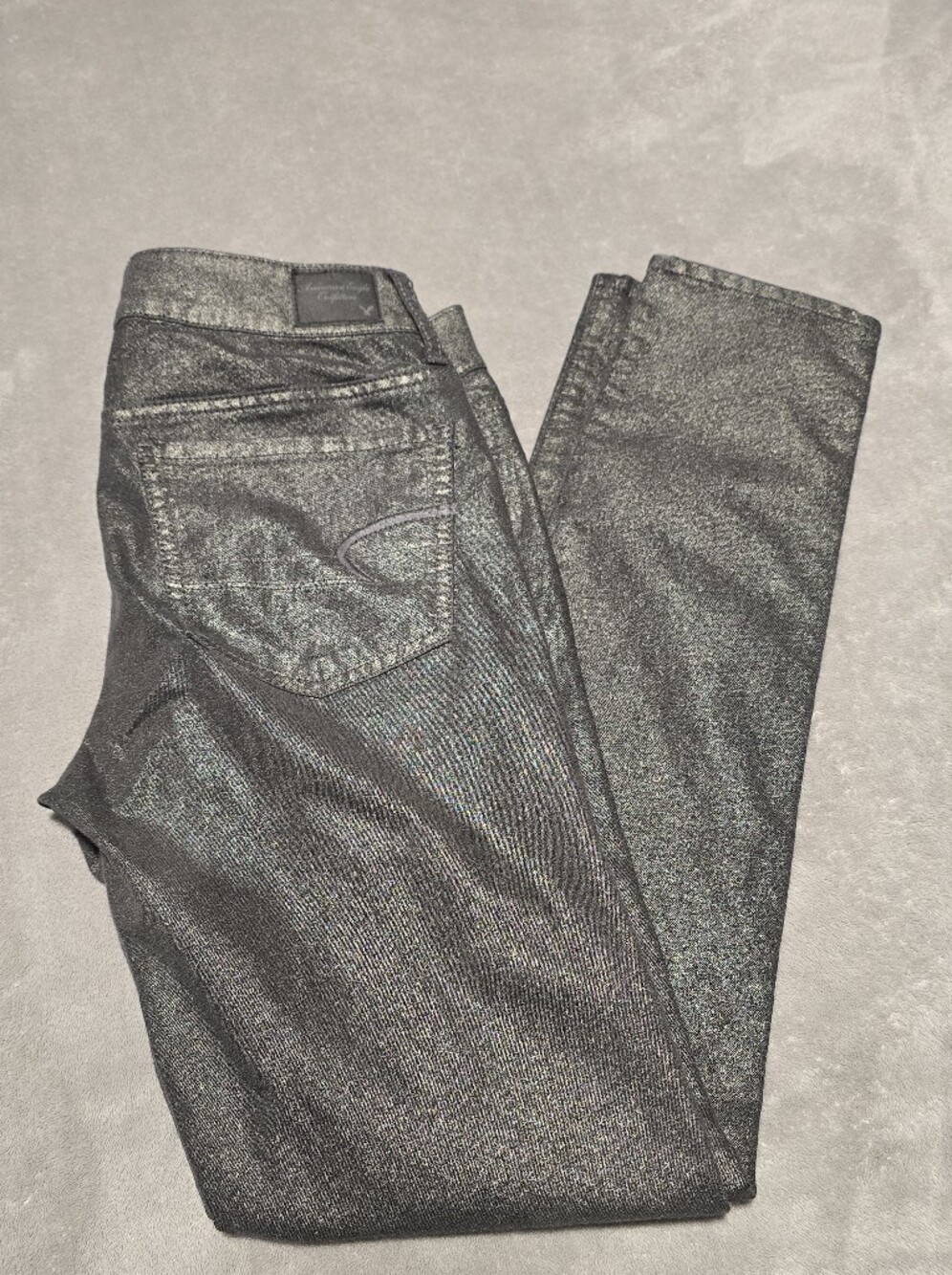 Vintage American Eagle Outfitters Sparkle Skinny Jeans